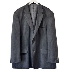 Joseph & Feiss Houndstooth Sport Blazer Coat Grey Black Viscose Polyester 50L